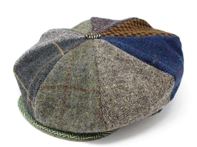 8 Piece Cap Patchwork Tweed — Irish Moon